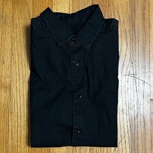 Set of Two Casual Button Down One Short Sleeve One Long Sleeve